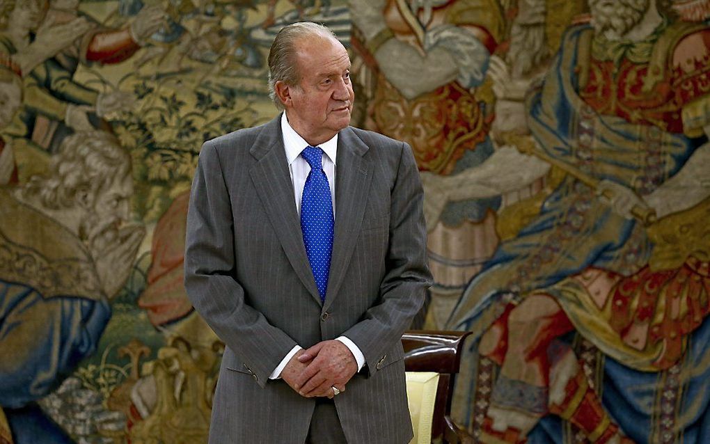 De Spaanse koning Juan Carlos. beeld EPA