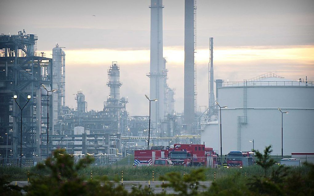 Shell Moerdijk, woensdagochtend. beeld ANP