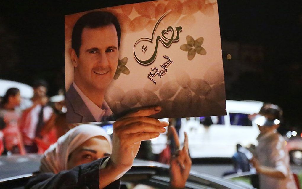 Bashar al-Assad zal moeten bewijzen dat hij in staat is vrede in zijn land te brengen. beeld AFP