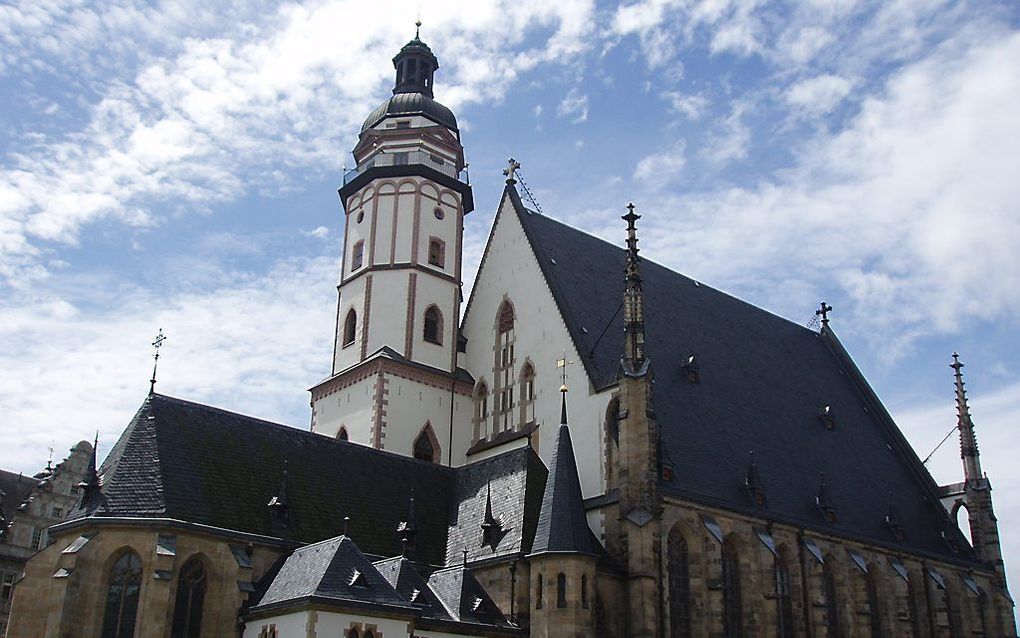 De Thomaskirche in Leipzig. Foto Wikimedia