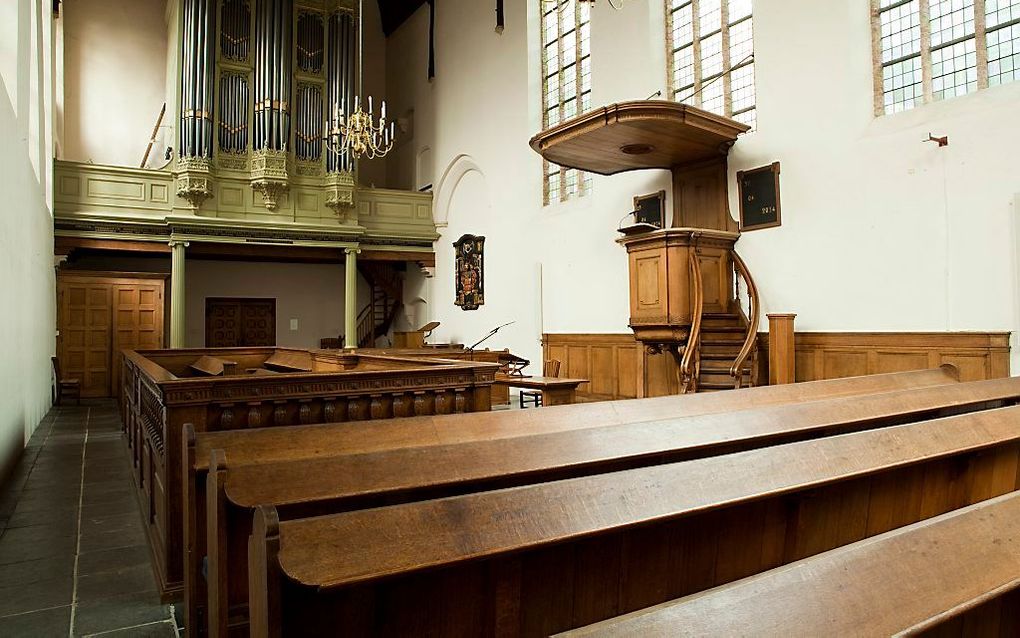 De Waalse Kerk in Den Haag. beeld Museum Prinsenhof