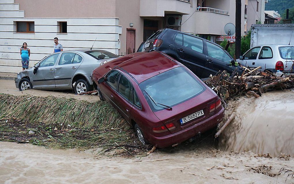 Overstromingen in Varna. beeld AFP