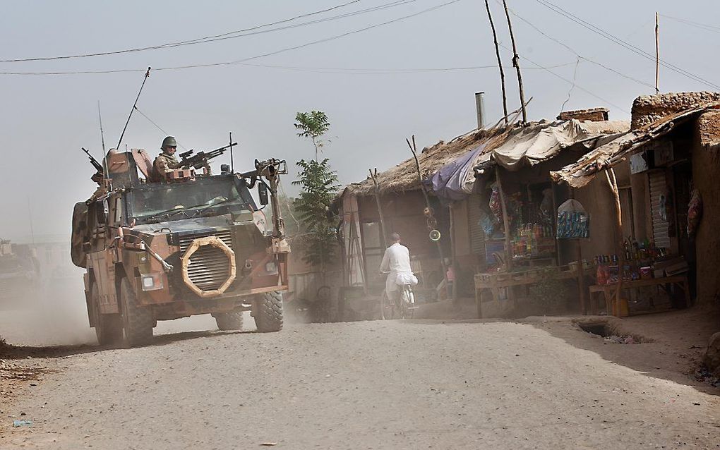 Nederlandse militairen in Kunduz. Foto ANP