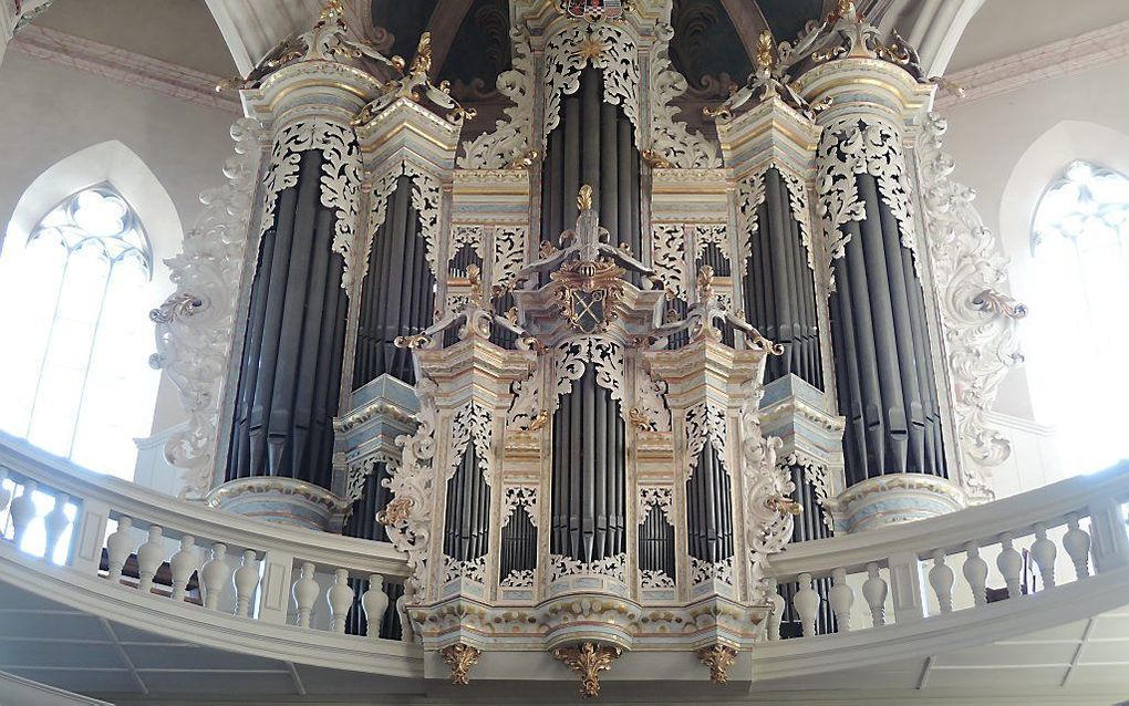 Het Hildebrandtorgel in de Wenzelskirche in Naumburg. Beeld Flickr