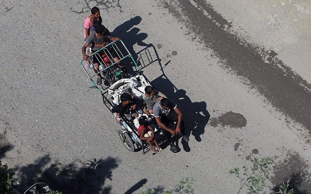 Roma-familie in Albanie. Foto AFP