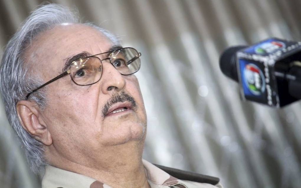 Haftar. beeld AFP