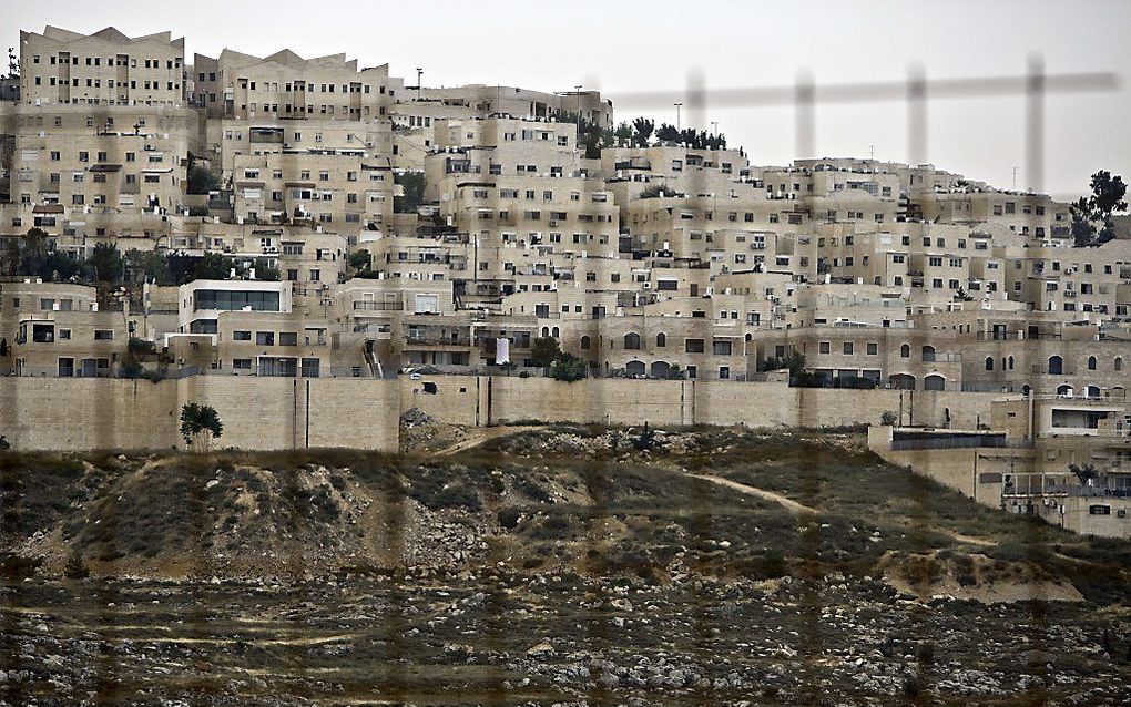 Een Israëlische nederzetting in Oost-Jeruzalem. Foto AFP