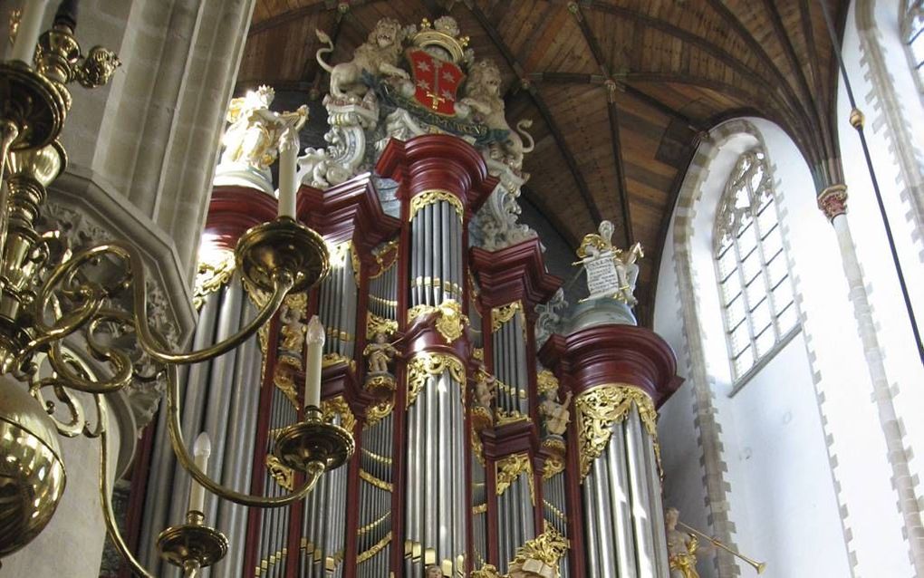 Het beroemde Müllerorgel in de Bavo. Beeld Annemarie Meerkerk