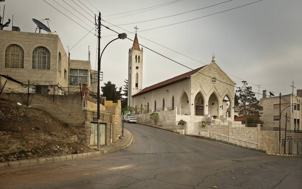 Christenen proberen het Midden-Oosten massaal te ontvluchten. Foto: een kerk in Amman, de hoofdstad van Jordanië. beeld RD, Henk Visscher