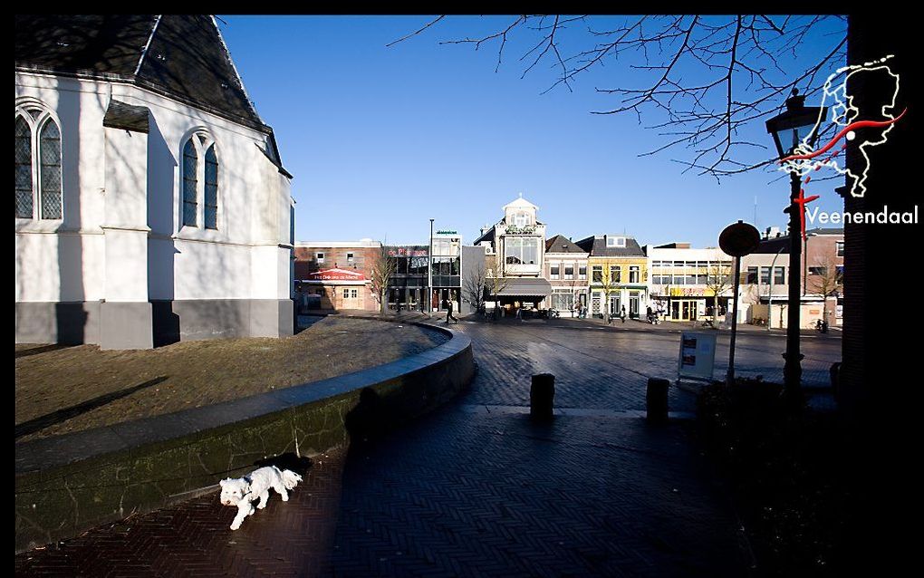 De oude kerk in het centrum van Veenendaal. beeld Sjaak Verboom