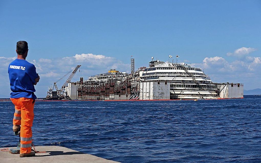 De Costa Concordia. beeld EPA