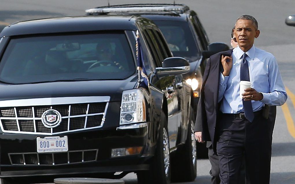 De Amerikaanse president Obama. beeld AFP