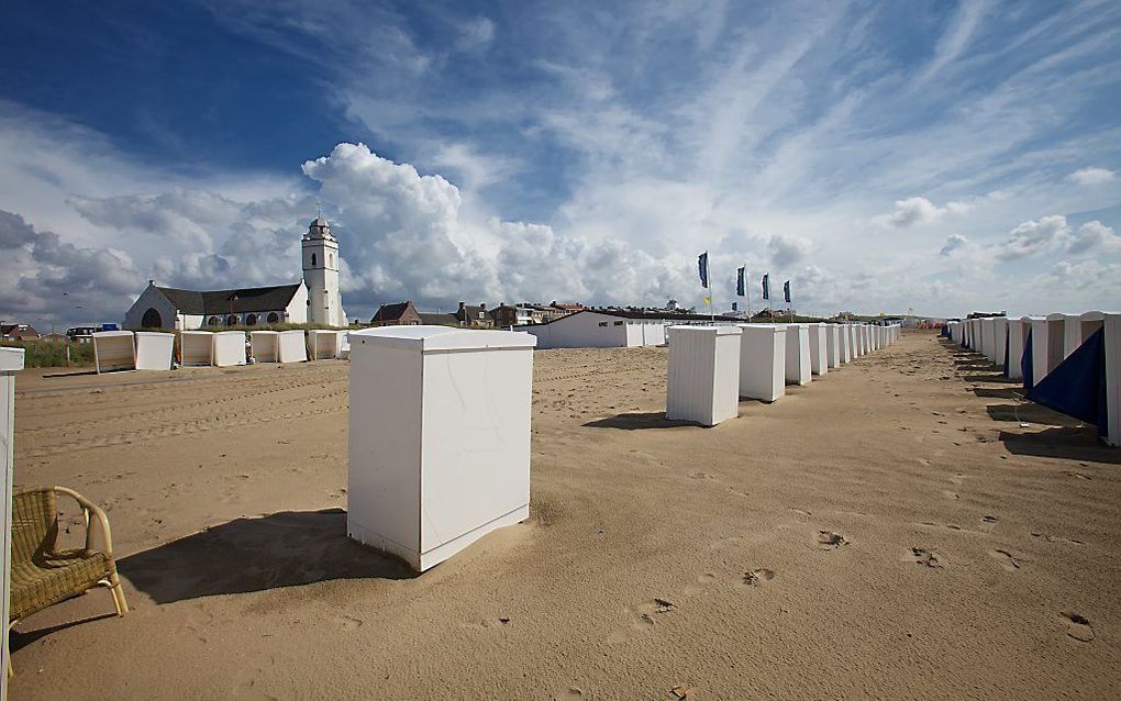 Het strand bij Katwijk. Foto Sjaak Verboom