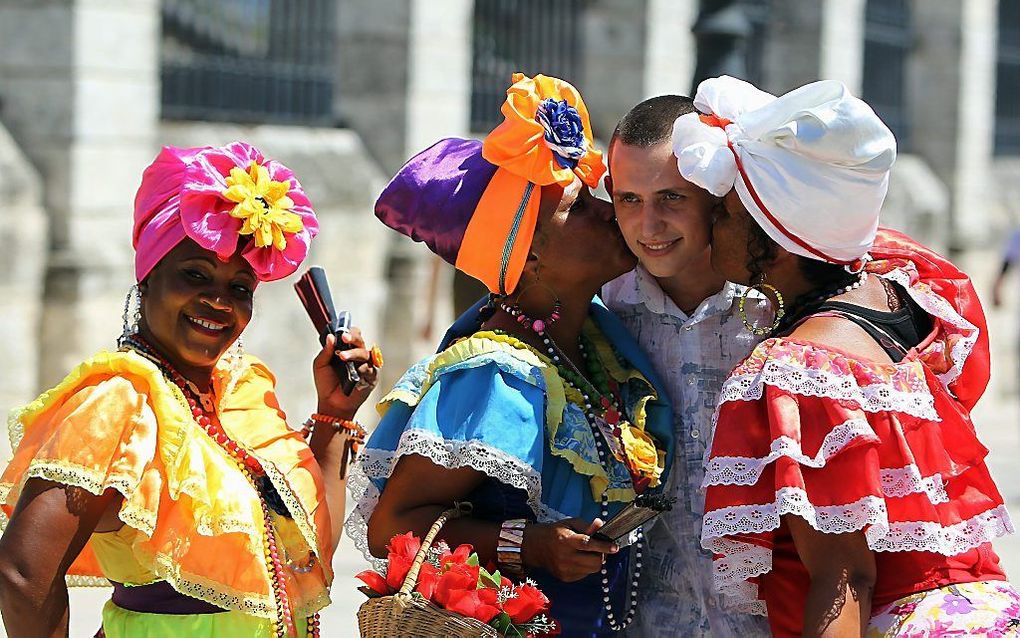 Russische toerist in Cuba. beeld EPA