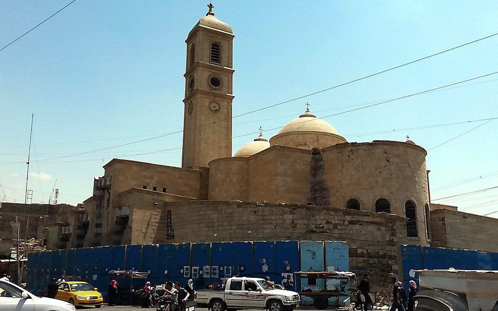 Kerk in Mosul in Irak. beeld EPA