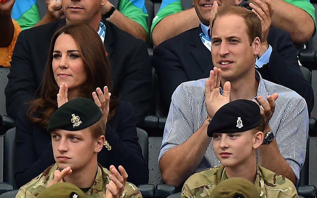 De Britse prins William en zijn vrouw Catherine. beeld EPA