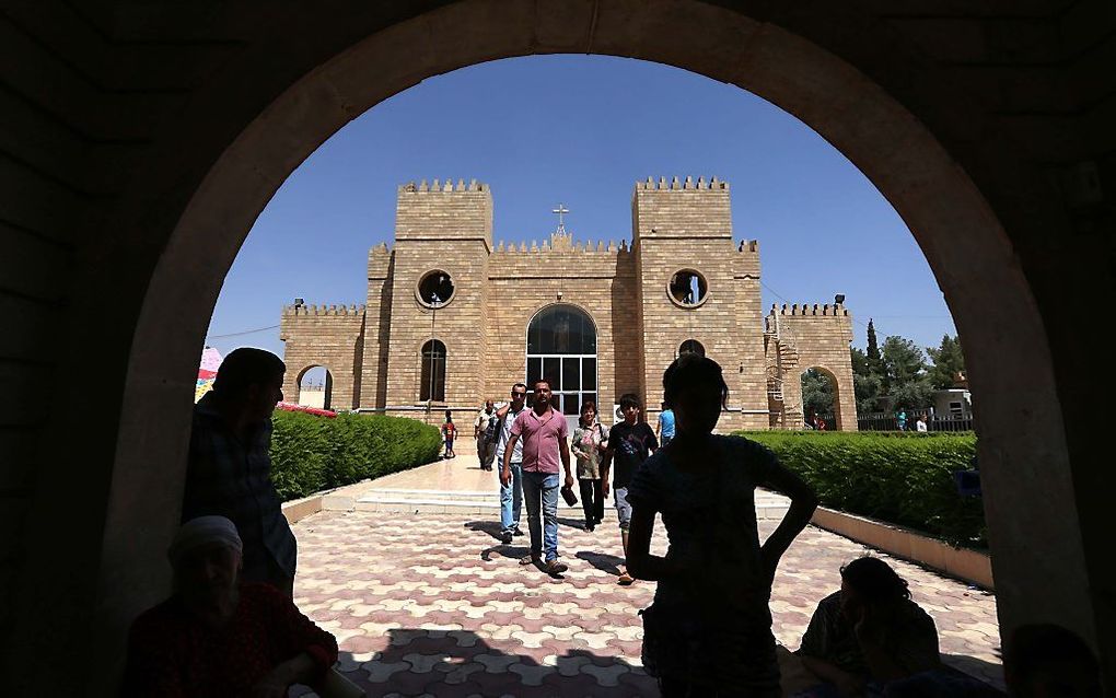 Sint-Jozefkerk in Erbil. beeld AFP