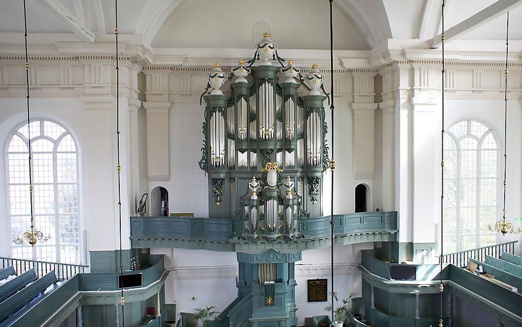 Het Hinszorgel in Harlingen. Beeld Sjaak Verboom.