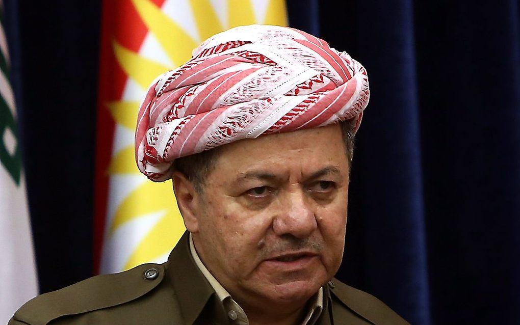 Masoud Barzani. beeld AFP