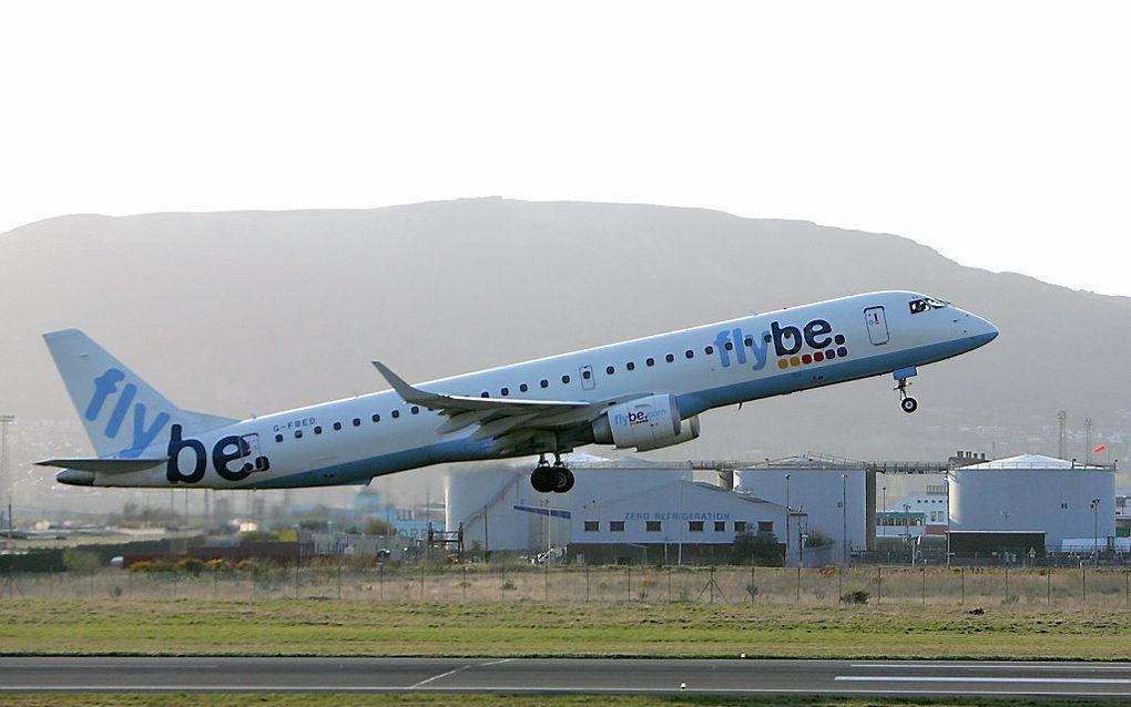 Een toestel van Flybe. beeld EPA