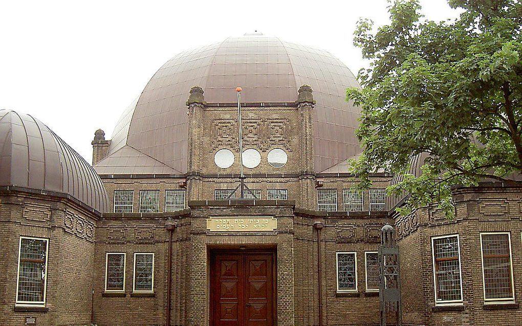 De synagoge aan de Prinsestraat in Enschede. beeld Wikimedia