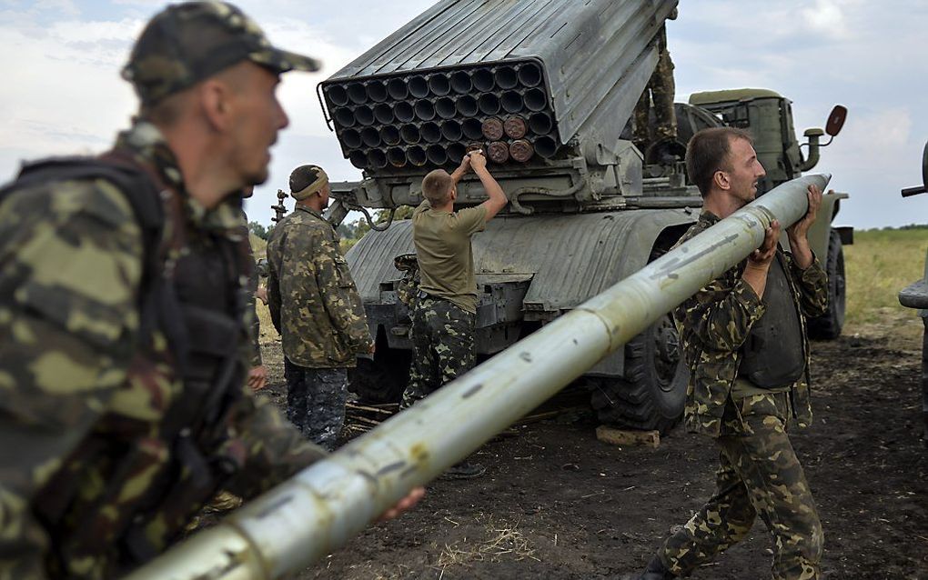 Oekraïense militairen. beeld AFP