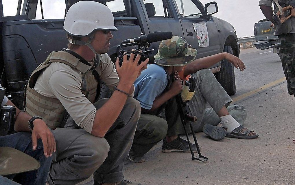 Archieffoto van James Foley uit 2011. Beeld AFP