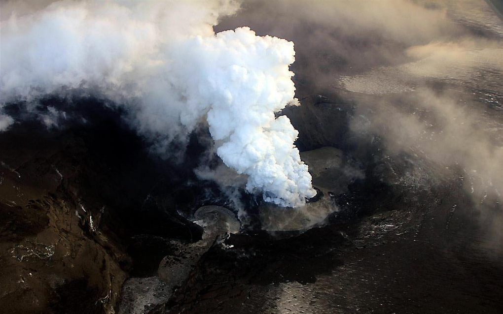 Vulkaan op IJsland. Beeld AFP