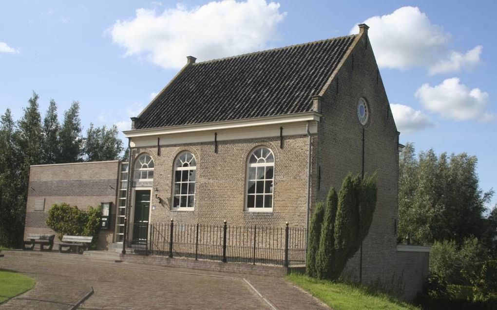 Het voortbestaan van de dijksynagoge in Sliedrecht komt in gevaar als er niet snel genoeg geld beschikbaar komt. beeld André Bijl