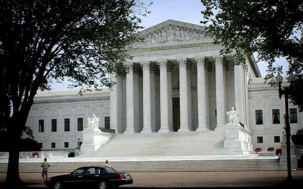 Het gebouw van de Supreme Court in Washington, het hoogste gerechtshof in de Verenigde Staten. beeld RD, Henk Visscher