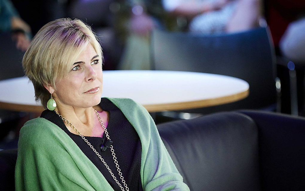 Prinses Laurentien bij de opening van het Taalhuis. beeld ANP