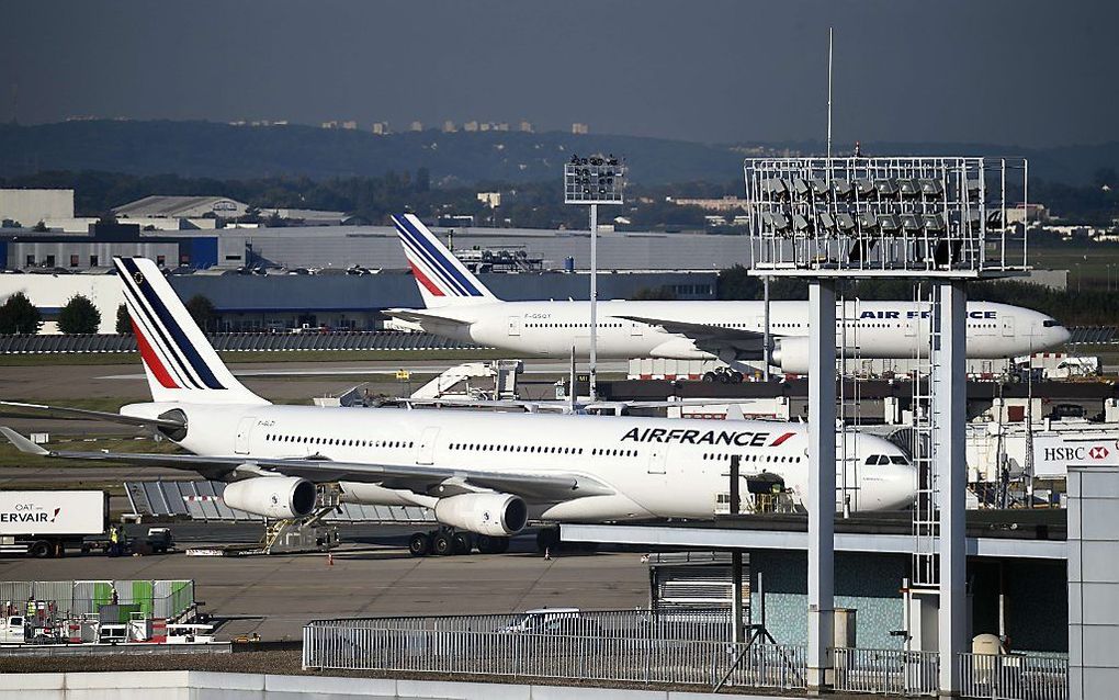 Vliegtuigen van Air France. Beeld AFP