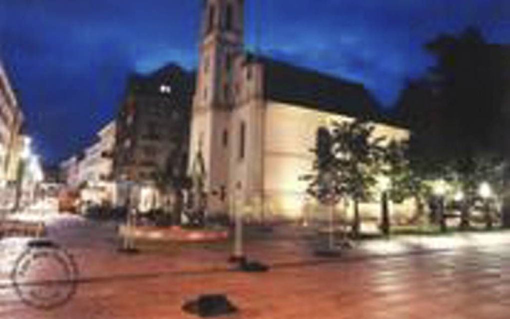 De Schlosskirche in het Duitse Cottbus wordt een synagoge. Beeld Stadt Cottbus