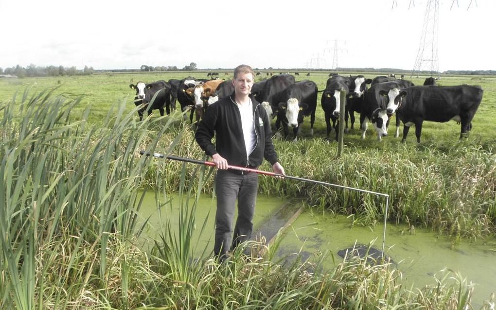 Harold Vlooswijk is projectleider van ”Samen werken aan een levendige boerensloot". Foto RD