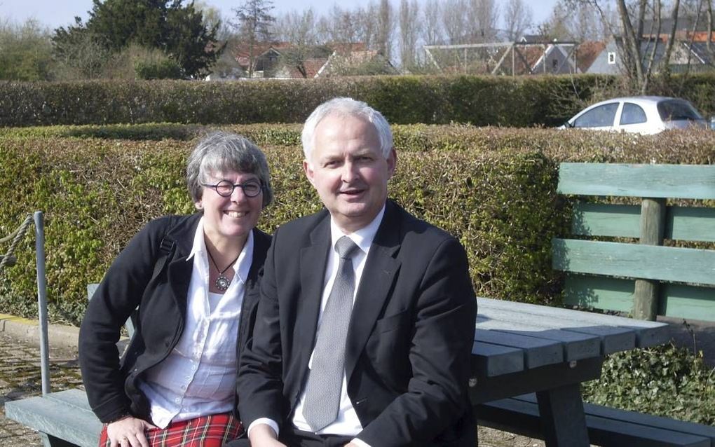 Ds. C. J. P. van der Bas uit Kruiningen werkte samen met zijn vrouw drie maanden als zendingswerker in Suriname. beeld RD