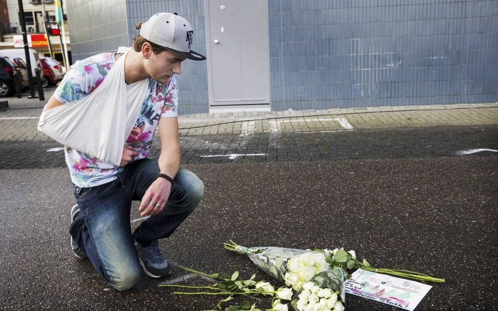 Een jongeman die gewond raakte bij het ongeval in Haaksbergen. beeld ANP