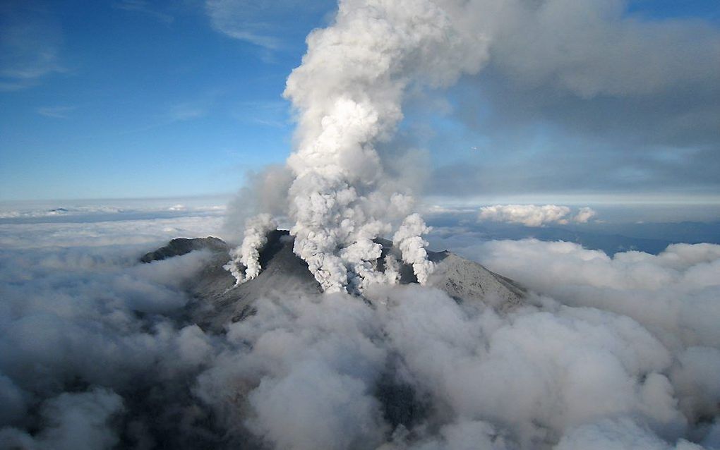 Mount Ontake. Beeld EPA