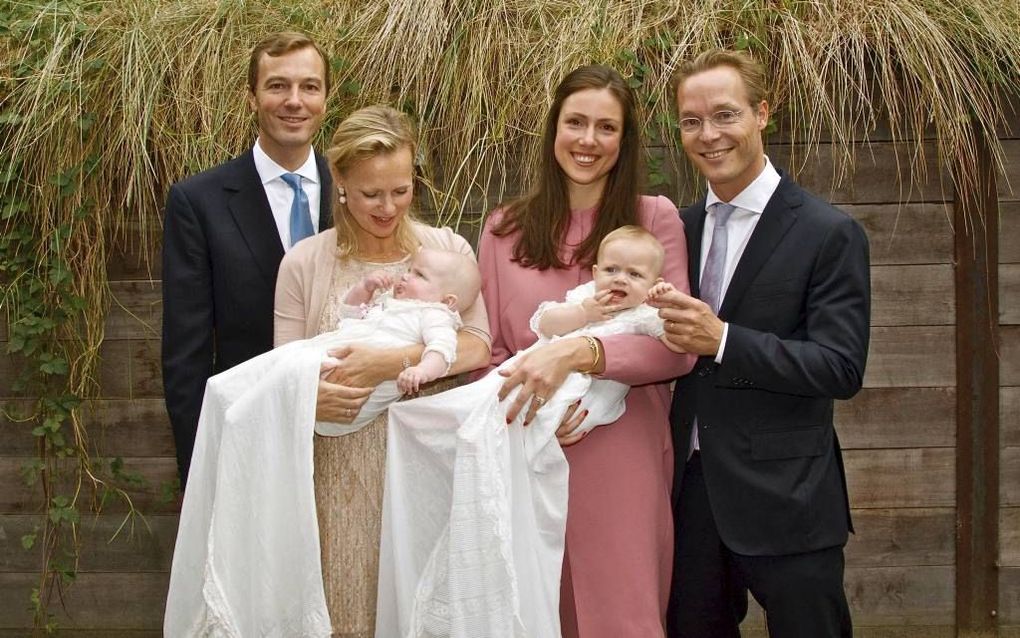 In de rooms-katholieke Maria ter Zeekerk in Noordwijk zijn zaterdag twee kleinkinderen van prinses Irene gedoopt. beeld ANP/RVD - Renee Nieuwendijk-Hoek