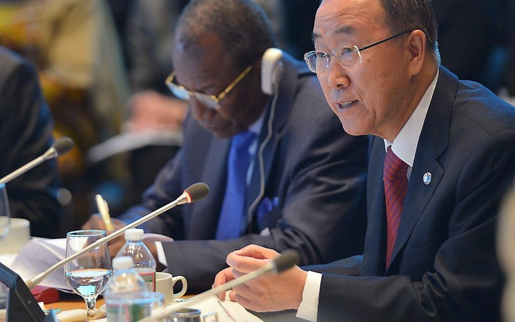 Ban Ki-moon. Beeld AFP