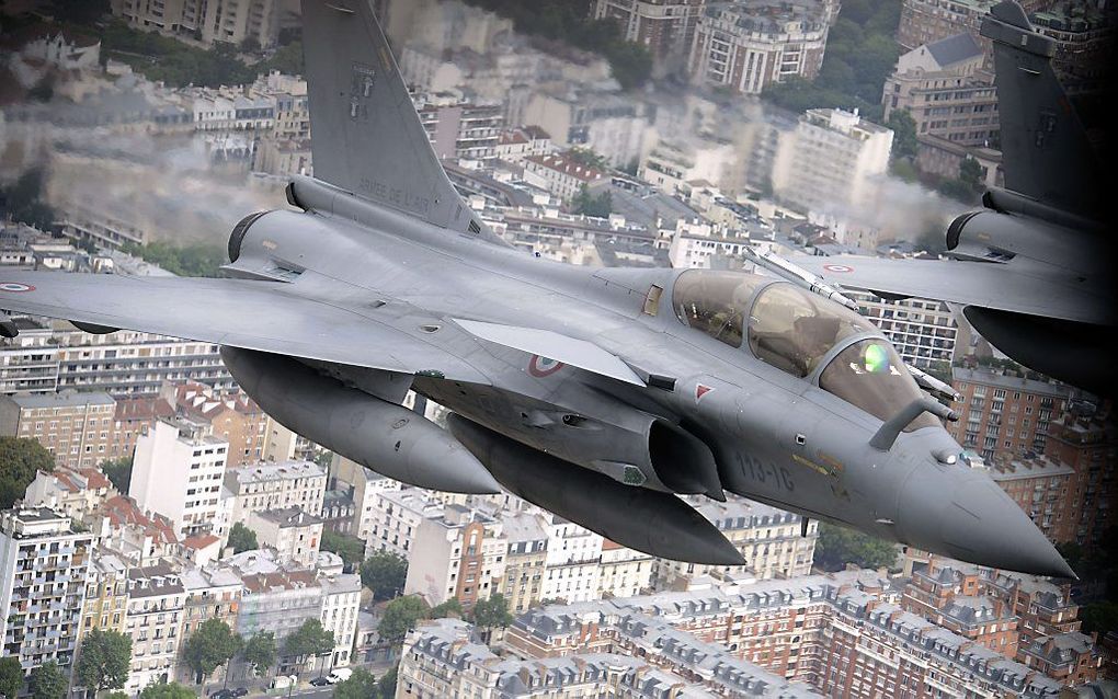 Een Franse Rafale. beeld AFP