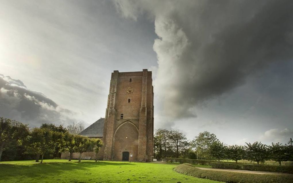 Herbestemming van de protestantse kerk in Sint Anna ter Muiden ligt gevoelig. Beeld RD, Henk Visscher