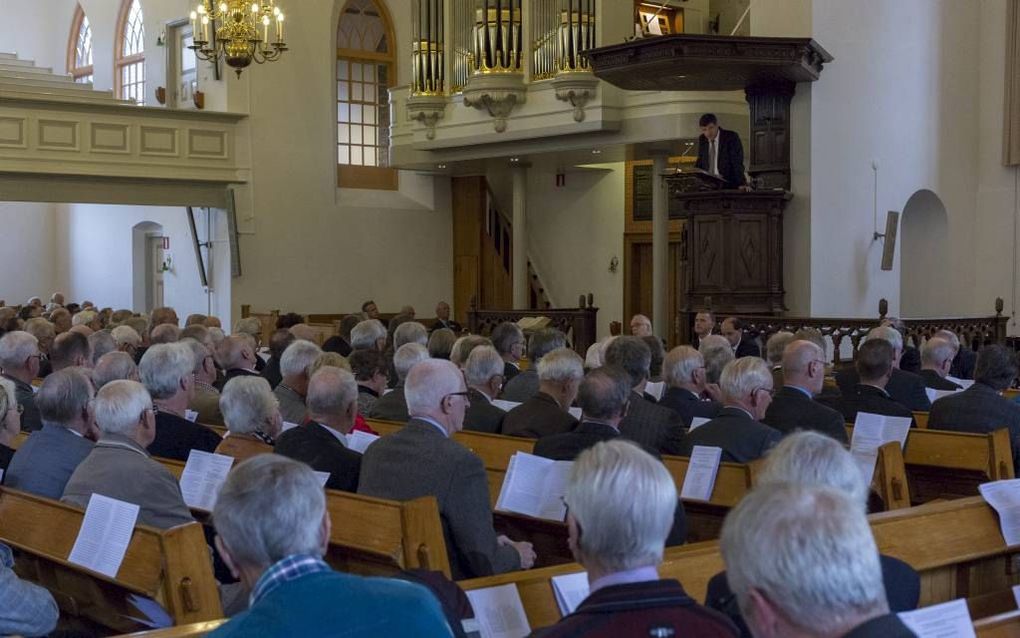 Bondsdag hervormde mannen in Putten. beeld André Dorst