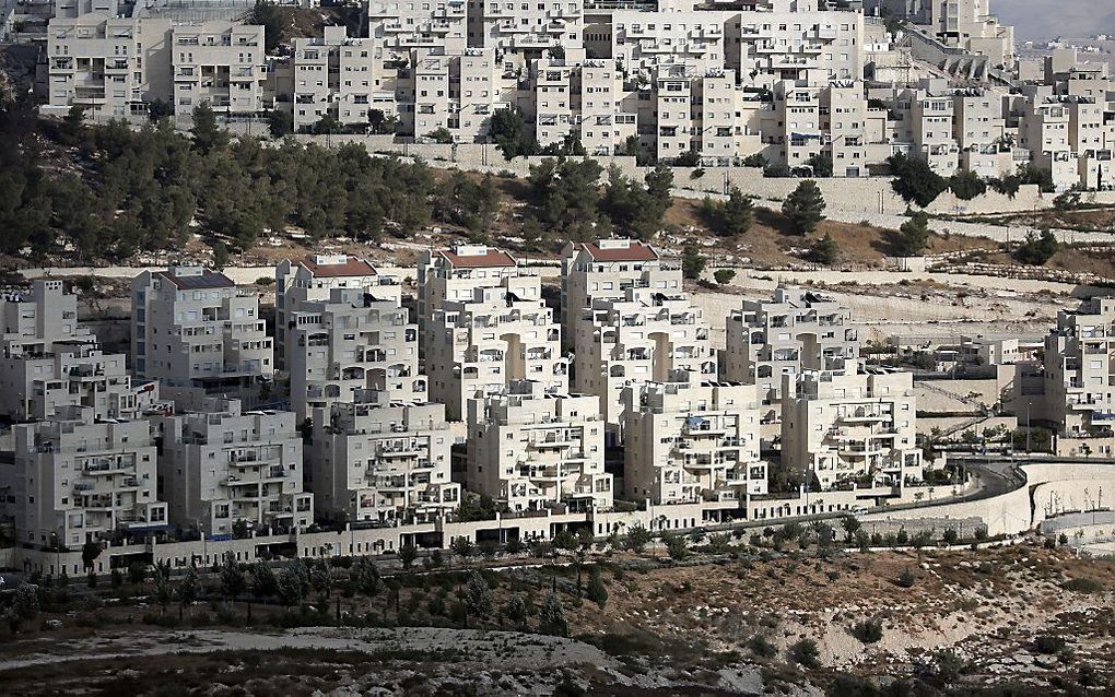 De Israëlische nederzetting Har Homa in Oost-Jeruzalem. Beeld AFP