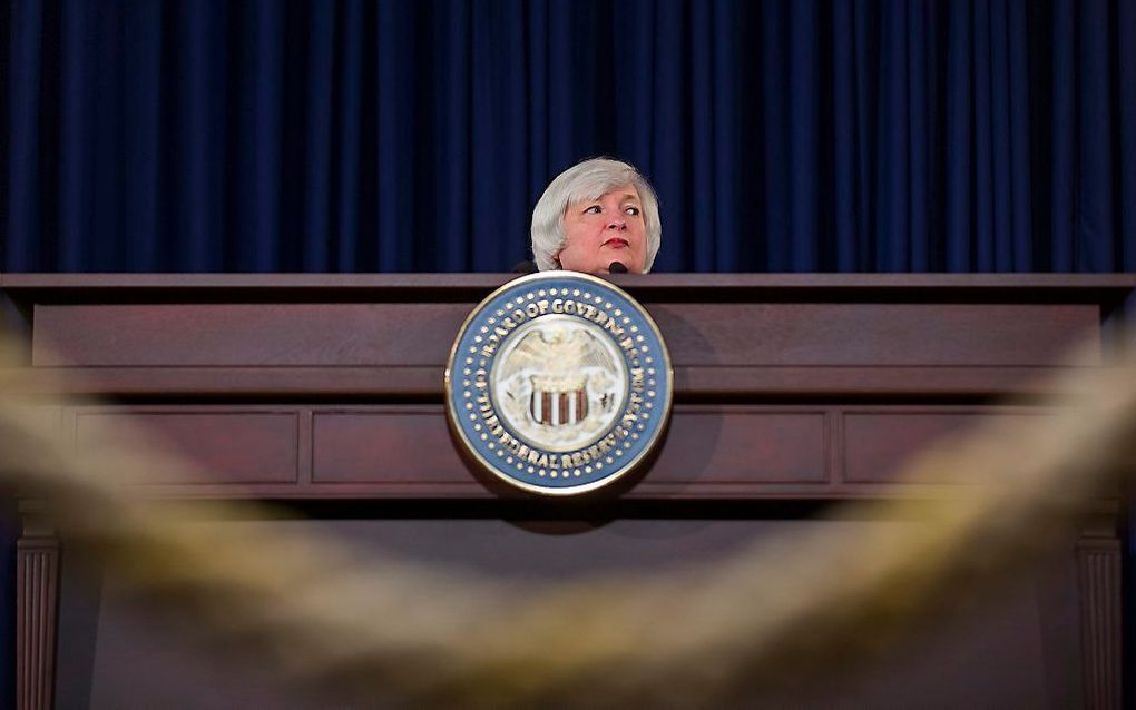 Fed-baas  Janet Yellen. beeld EPA