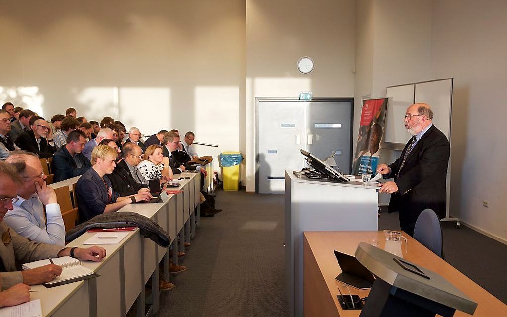 College van dr. N. T. Wright in Groningen. beeld Sjaak Verboom