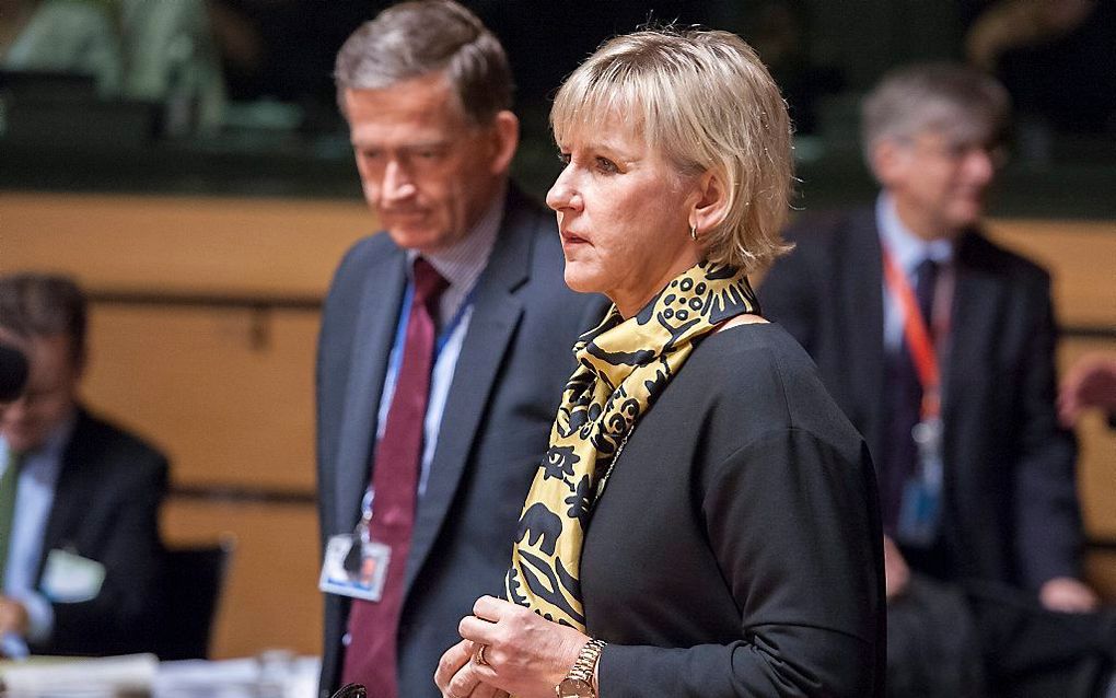 De Zweedse minister Margot Wallstrom. beeld EPA