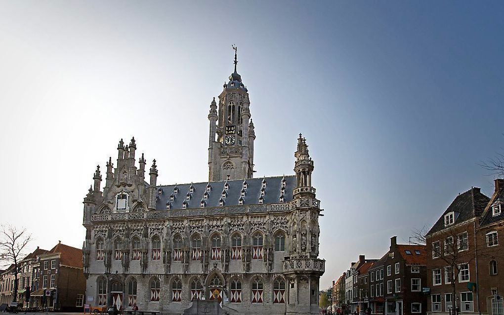 Het stadhuis van Middelburg. beeld Henk Visscher