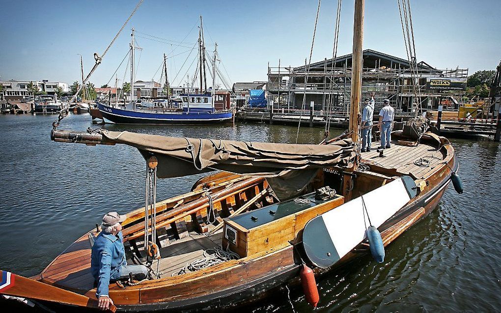 Een botter in de haven van Elburg. beeld RD, Henk Visscher