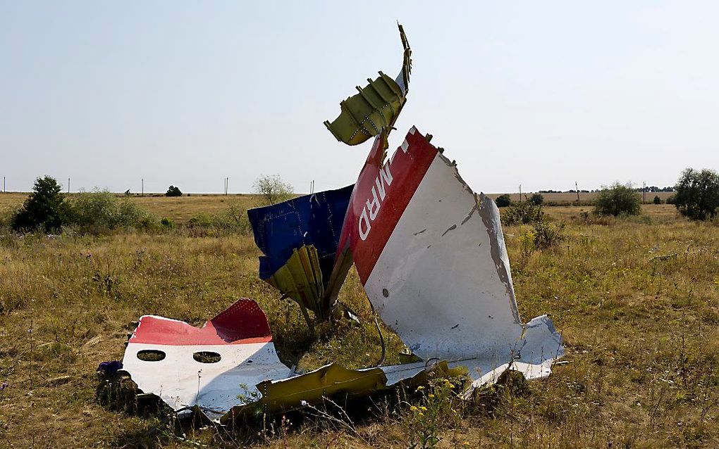 Wrakstukken van vlucht MH17. Beeld ANP