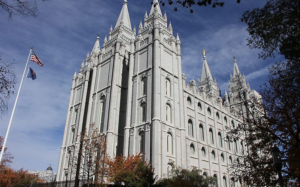 Tempel van de mormonen in Salt Lake City. Beeld RD